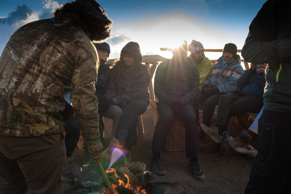 Acatenango warmes Lagerfeuer