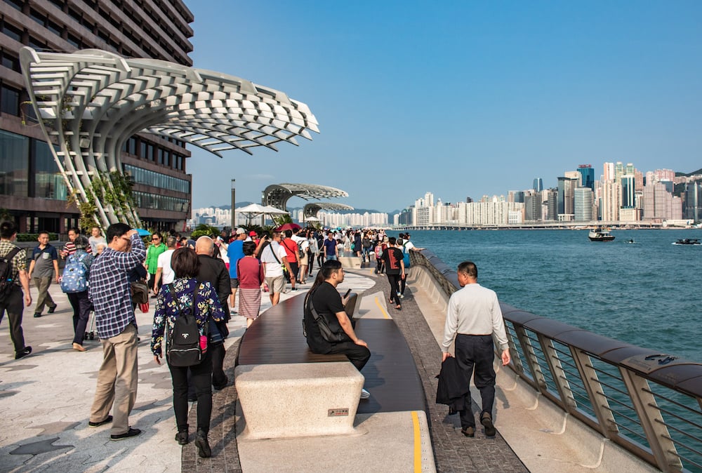 Hafenpromenade von Hongkong
