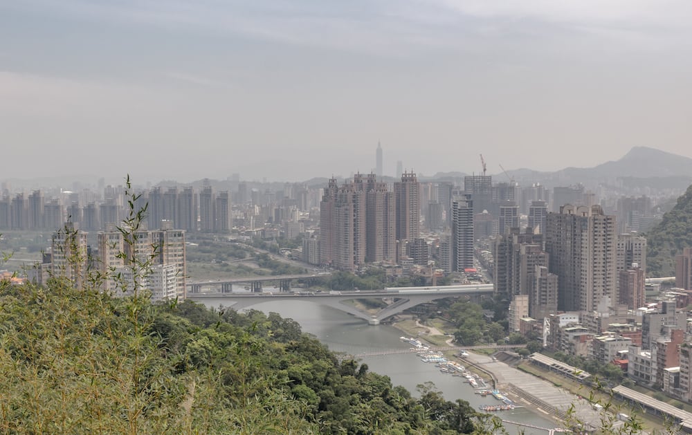 Aussicht auf Taipei