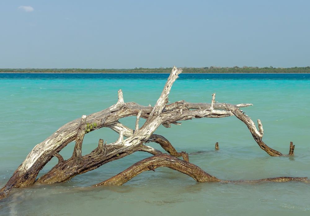 Lagune von Bacalar, Mexiko