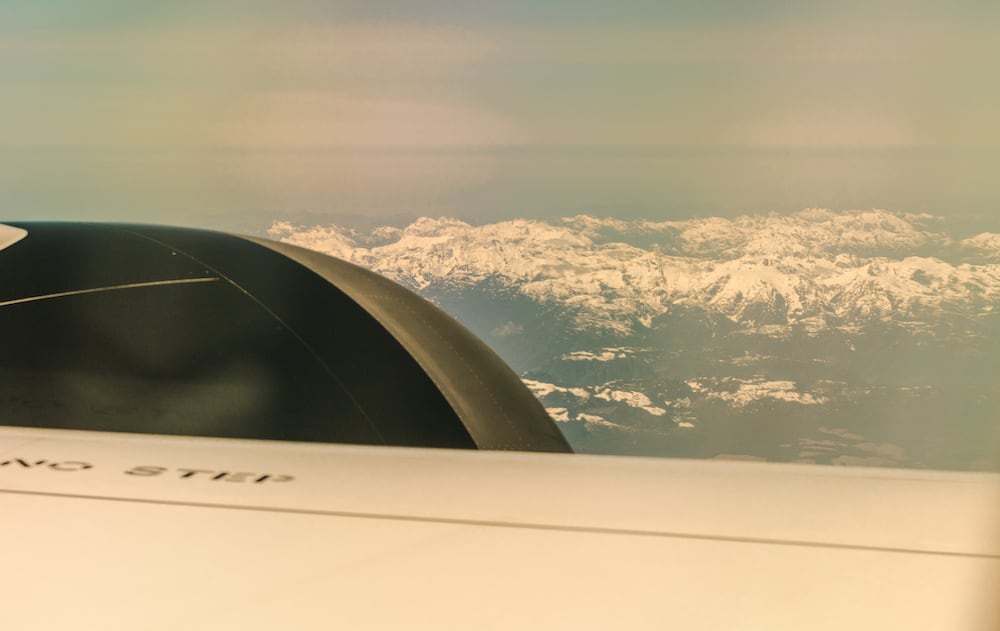Vancouver Island vom Flugzeug aus