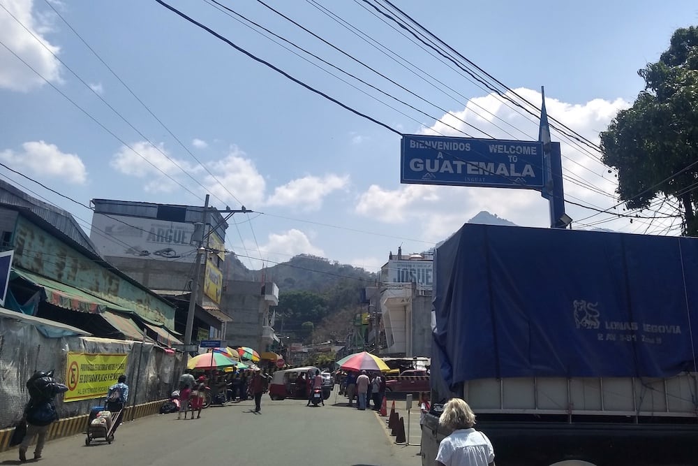 Grenze zwischen Mexiko und Guatemala