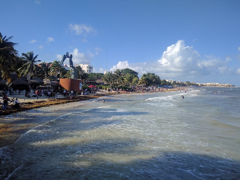 Strand von Playa del Carmen