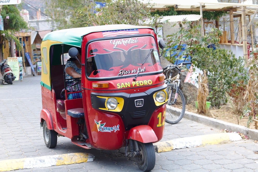 Tuk Tuk in San Pedro La Laguna.