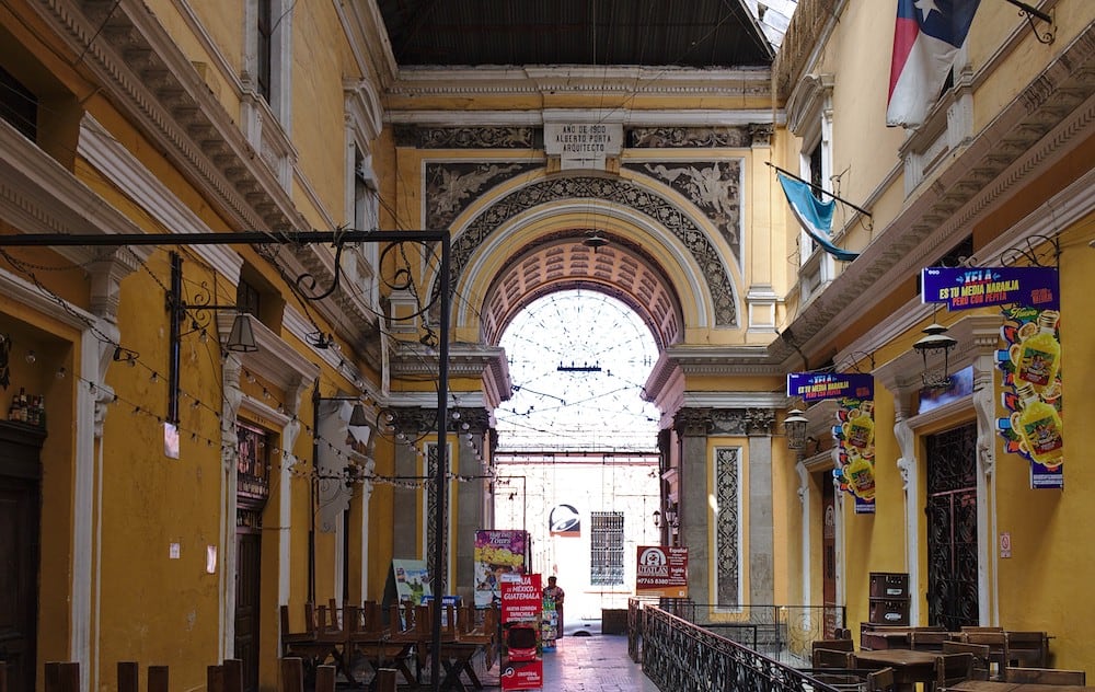 Interessantes Gebäude im Zentrum von Quetzaltenango.