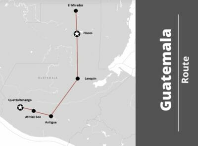 Guatemala Reiseroute – Backpacking & Abenteuer-Garantie (+Karte)