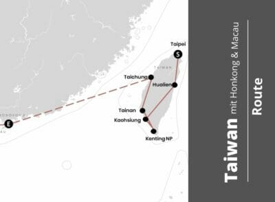 Ostasien-Route mit Taiwan, Hongkong & Macau