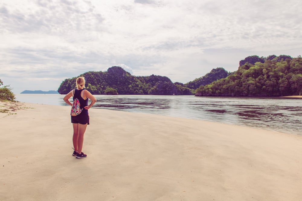 Der wohl schönste Strand war für uns der Tanjung Rhu Strand
