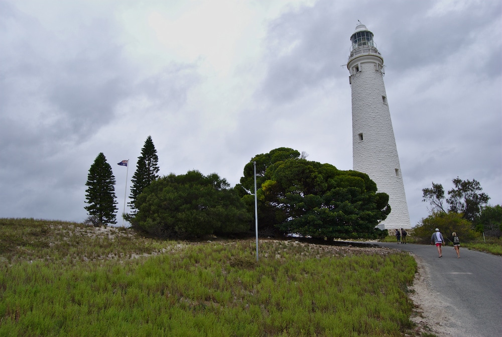 Der markante Leuchtturm im Zentrum der Insel.