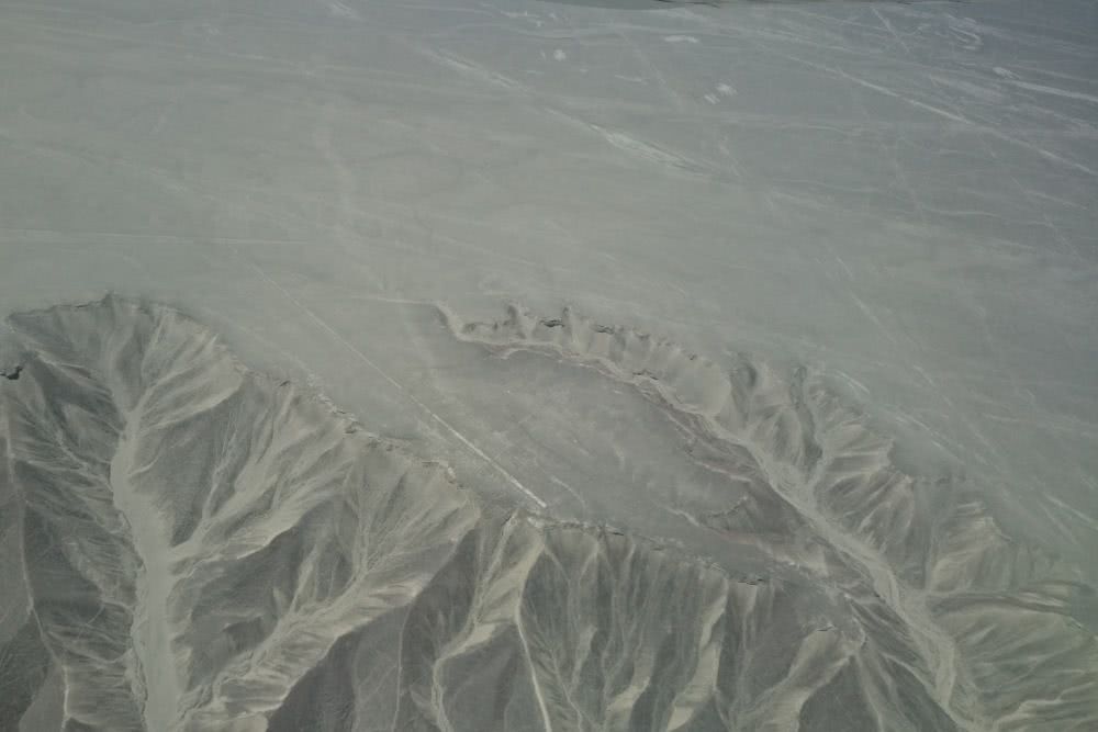 Nazca-Linien in Peru von oben