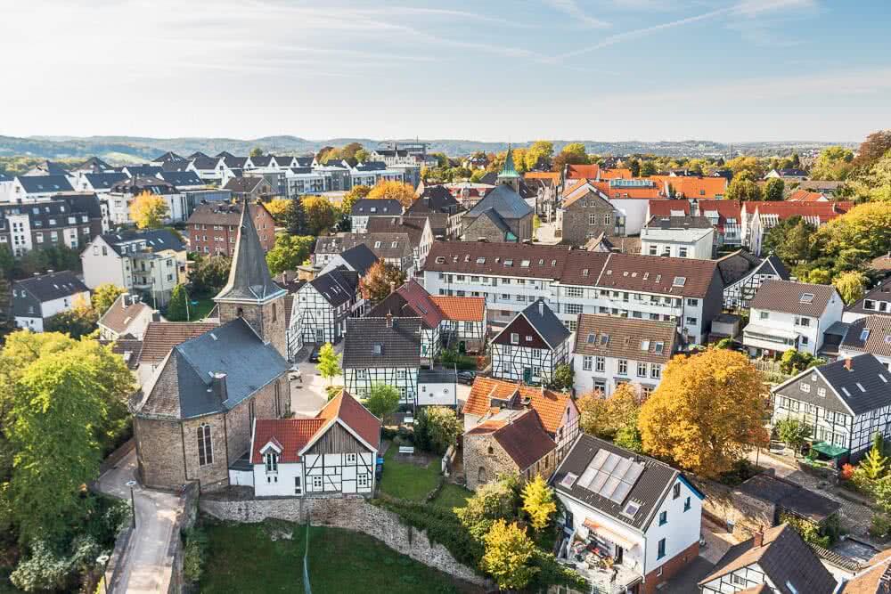 Europas schönste Reisefotos Ausblick von der Burg Blankenstein in Hattingen
