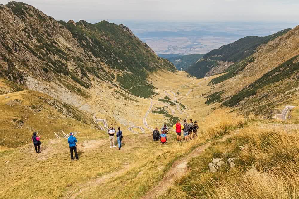 Europas schönste Reisefotos Ausblick auf die Transfăgărășan Hochstraße in Rumänien