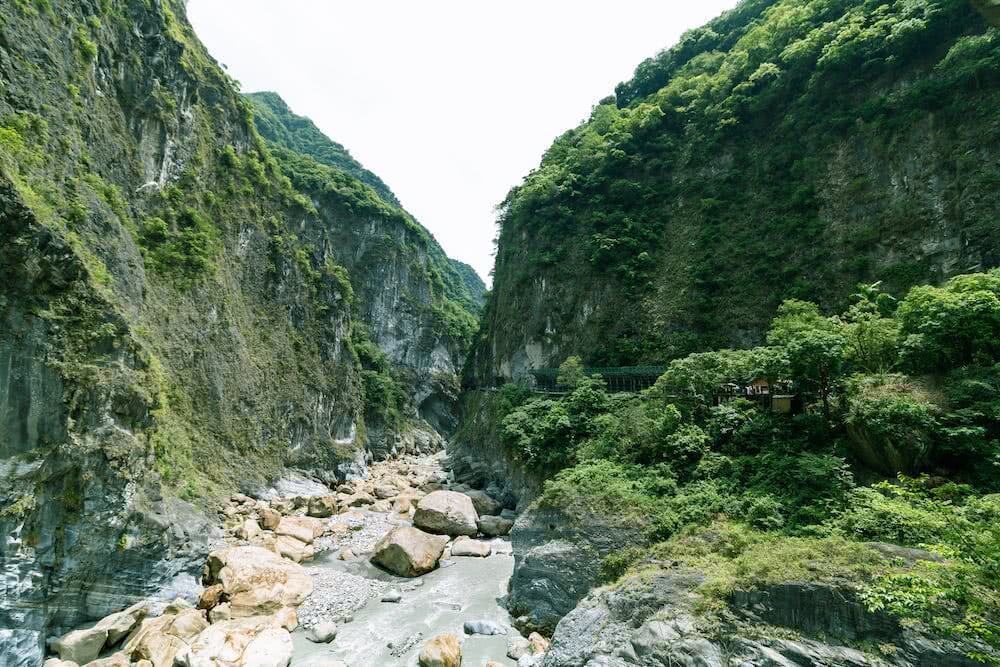Die steile Schlucht im Nationalpark war sehr beeindruckend.