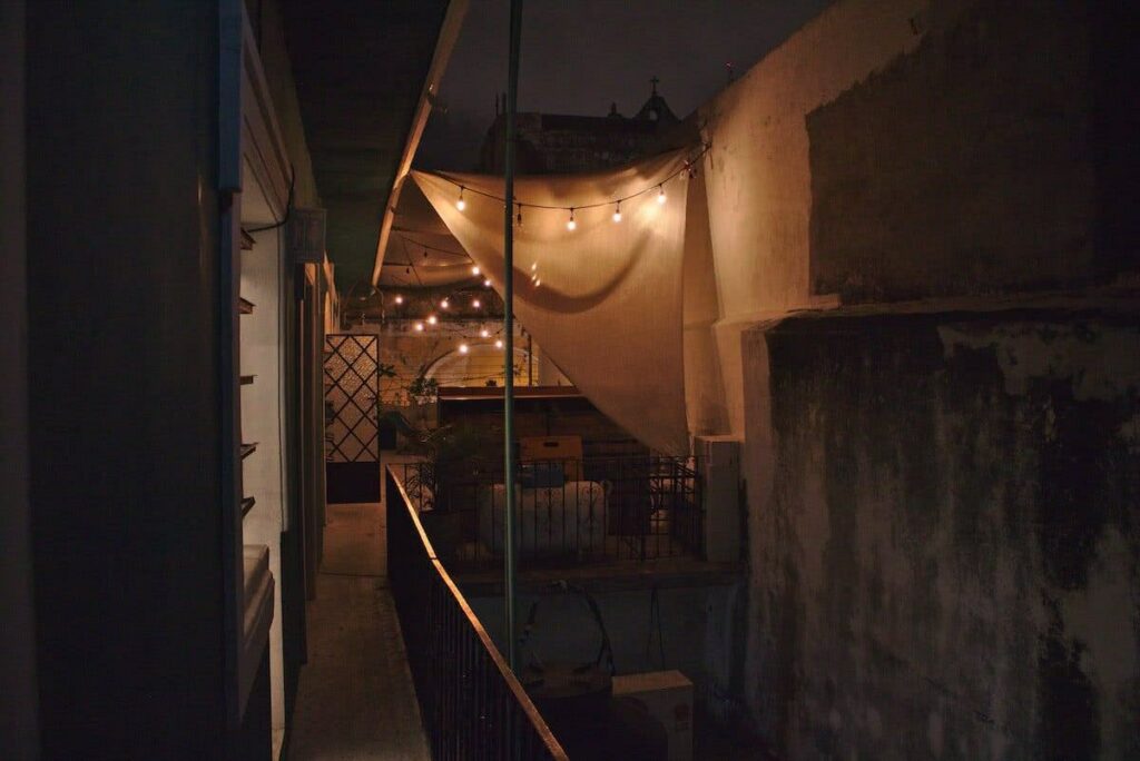 Weltreise: Mérida, Celestún und Campeche 1 Die Abende konnten wir gemütlich auf der Terrasse des Hostels "Casa Jade" verbringen.