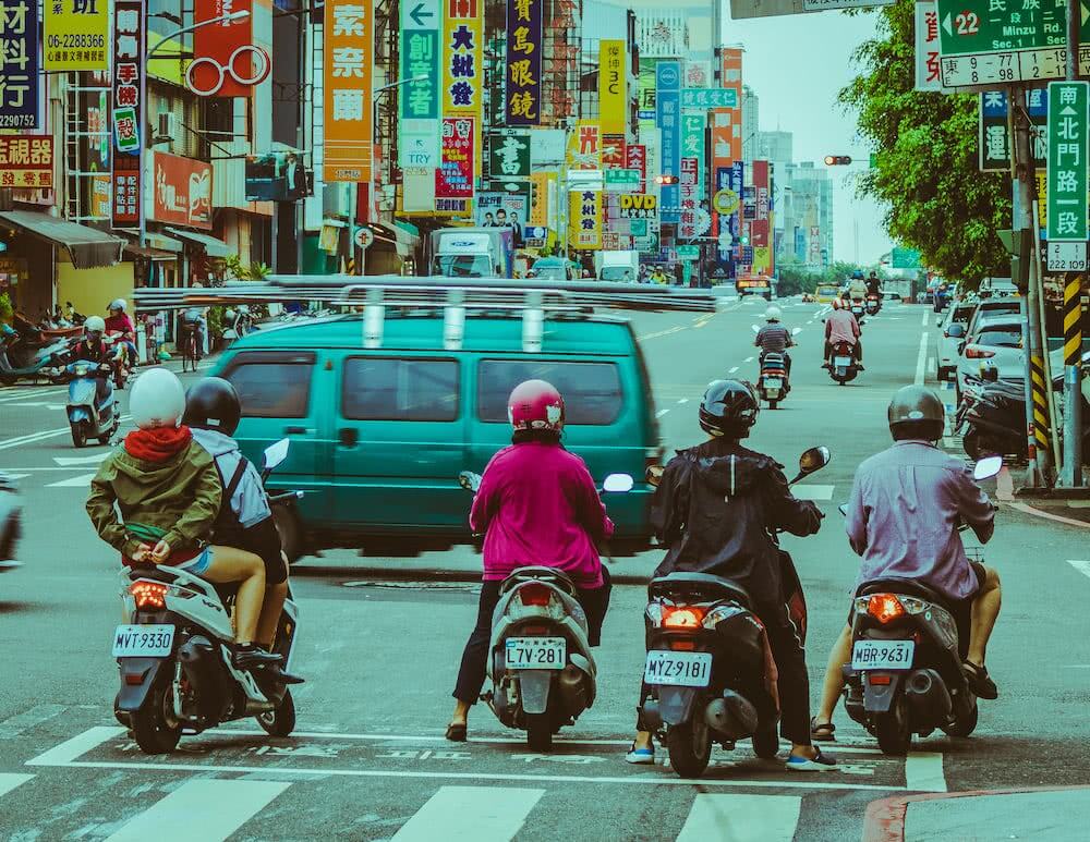 Weltreise: Tainan und Taichung – ein regnerischer Abschied 1 Während einer Regenpause spazierten wir durch die Stadt.