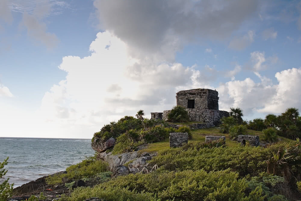 Weltreise: Unterwegs in Cancun und Tulum 1 Ein beliebtes Fotomotiv: Die Ruine direkt am Strand von Tulum