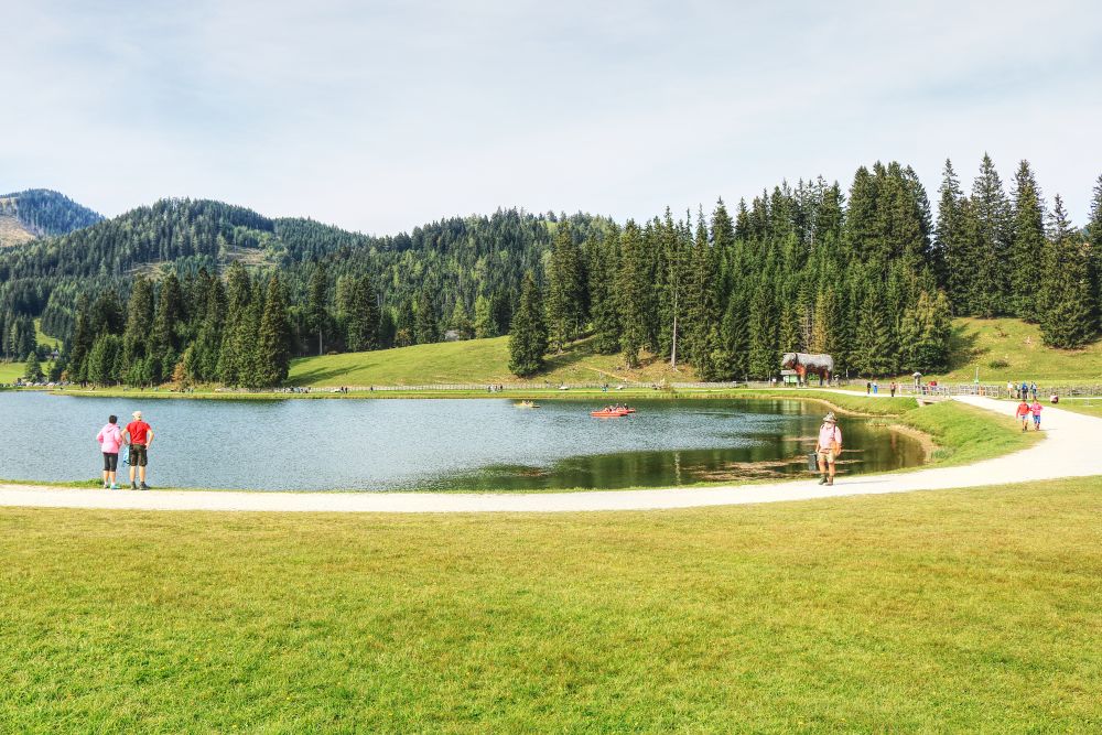 Die Teichalm in der Steiermark ist ein beliebtes Naherholungsgebiet