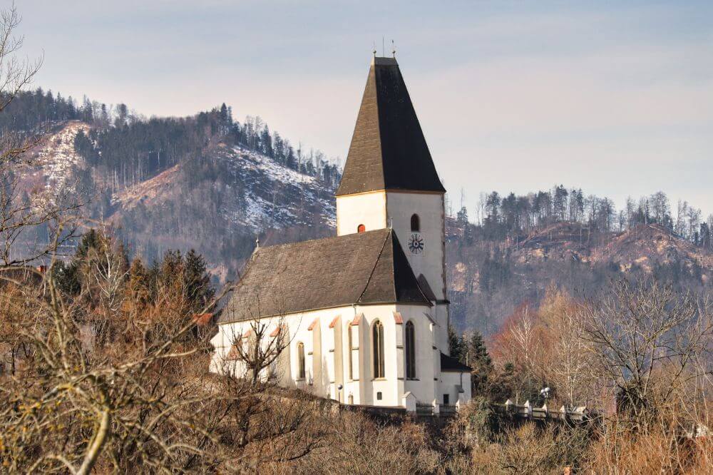 Die schöne Pfarrkirche Pernegg zum heiligen Maximilian