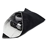 Amolith™ Einschlagtuch für Kamera als Schutzhülle für Fotoausrüstung im Rucksack, Tasche, Beutel etc. | Geeignet für kleine DSLM/DSLR (Body) Kompaktkamera, Objektiv etc. | S (30 x 30 cm) | AML-8773