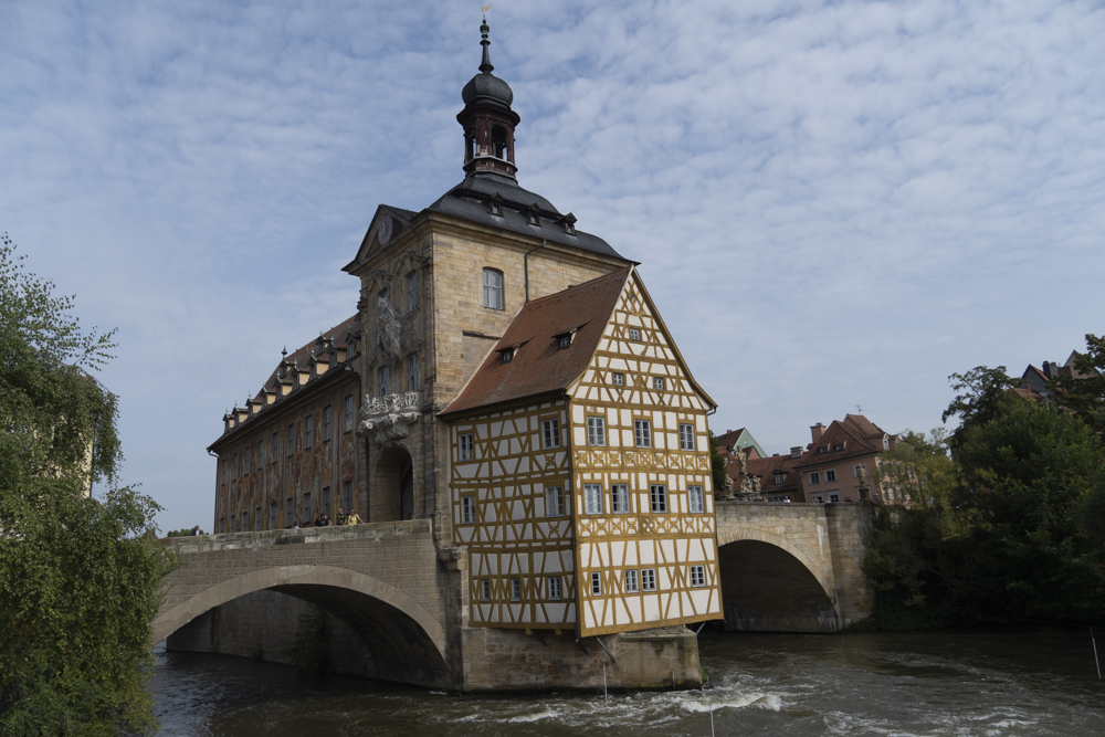 Das bekannte Fotomotiv vom Alten Rathaus in Bamberg