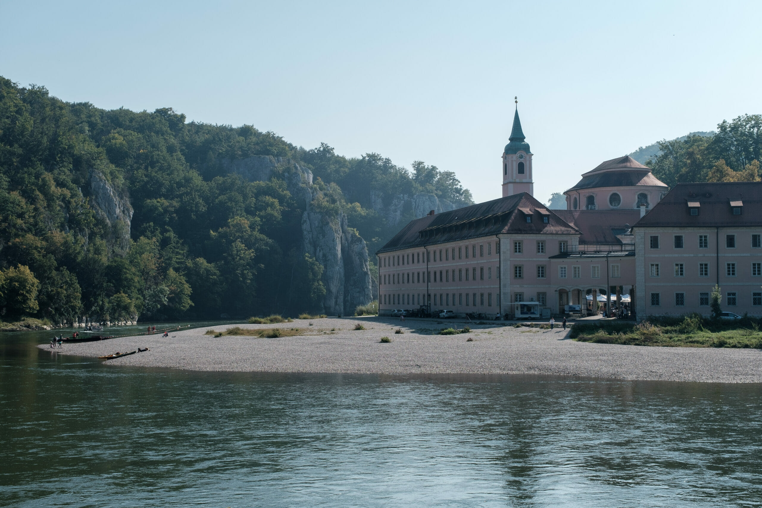 Das Weltenburg Kloster beim Donaudurchbruch