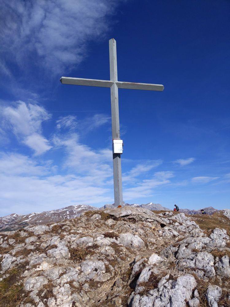 Das Gipfelkreuz der Meßnerin