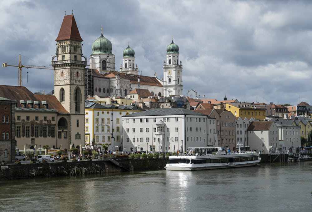 Das Stadtbild von Passau ist überwältigend
