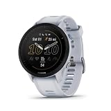 Garmin Forerunner® 955 Smartwatch zum Laufen, mit GPS, entworfen für Triathleten, langer Akku, Whitestone