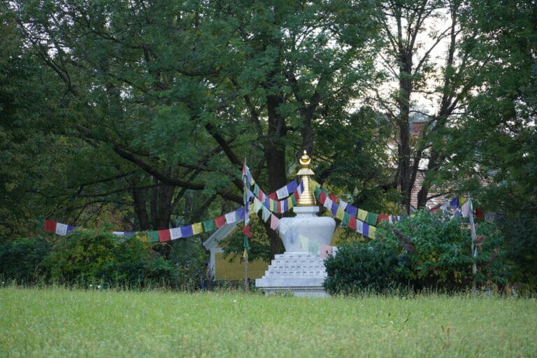 Stupa am Buddhistischen Diamantweg Zentrum Graz