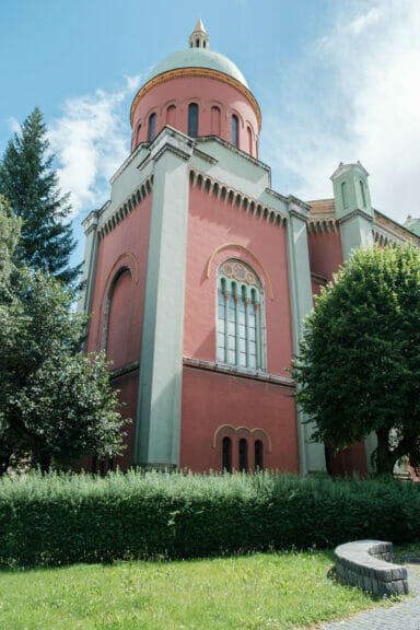 Die neue evangelische Kirche in Kežmarok