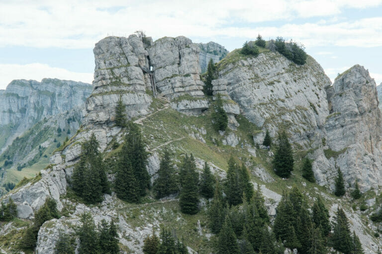 Blick auf das erklimmbare Oberberghorn