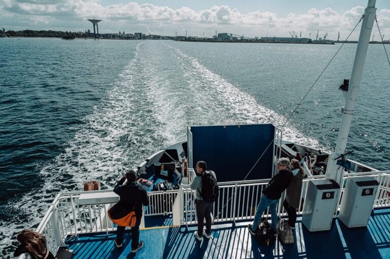 Landskrona am Horizont