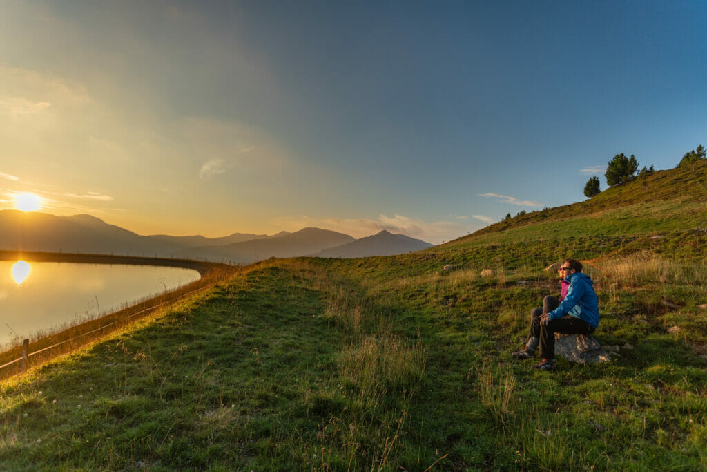 Mit dem Almbutler zum Sonnenaufgang (Foto von Attisani)