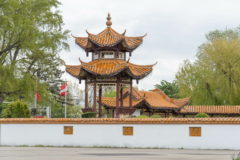Im Donaupark liegt der China-Pavillon