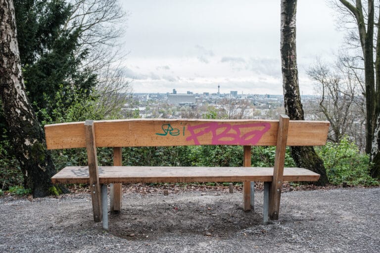 Ein weiterer Aussichtspunkt im Grafenberger Wald