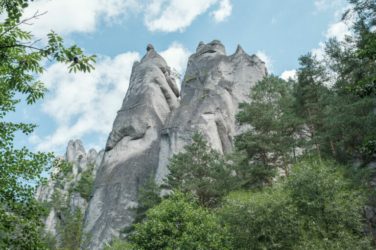 Bizarre Felsformationen in der Slowakei