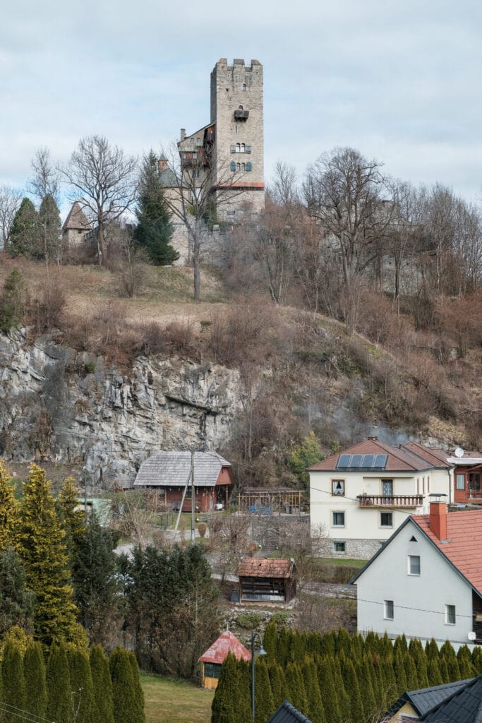 Blick auf Burg Geiersburg