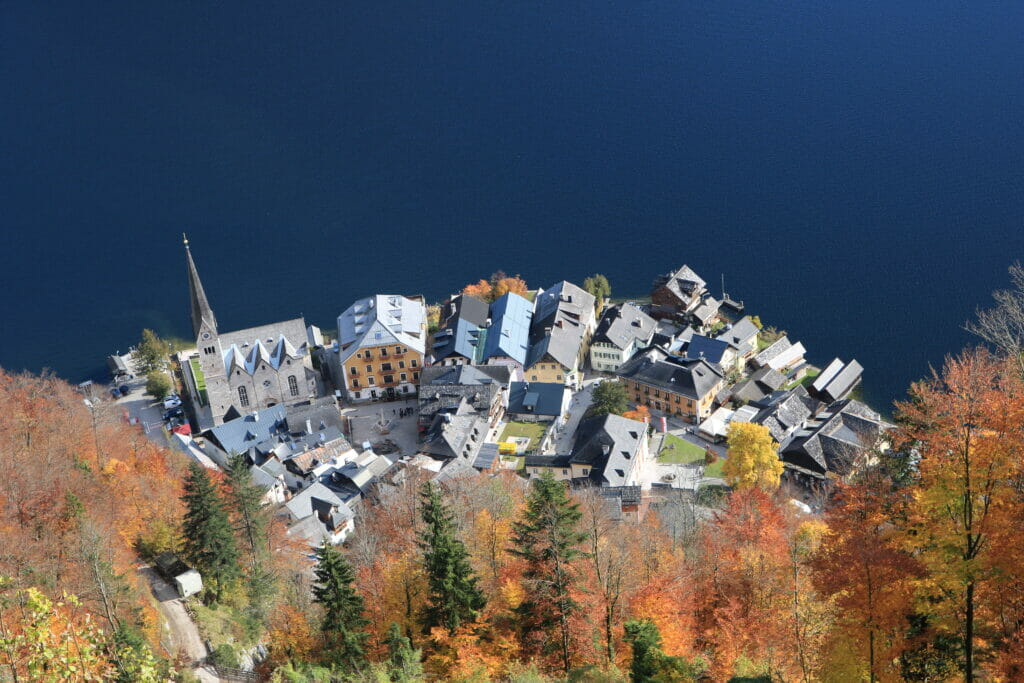 Hallstatt von oben