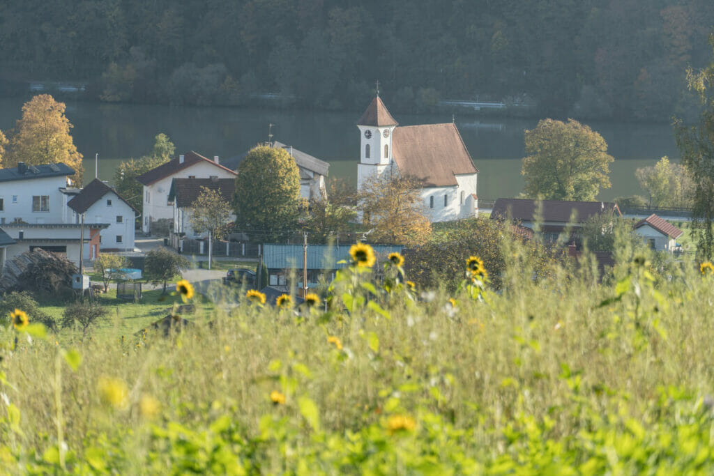 Blick auf Kasten