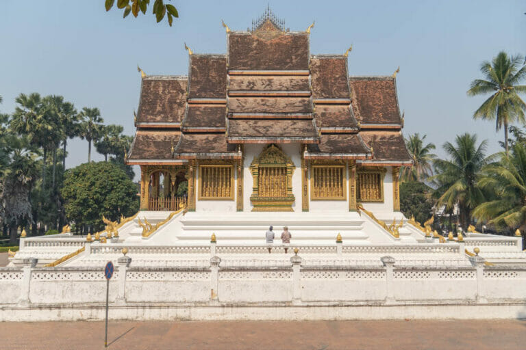 Blick auf den Königspalast in Luang Prabang