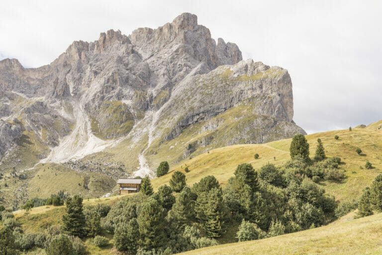 Wunderschöne Landschaft in den Dolomiten