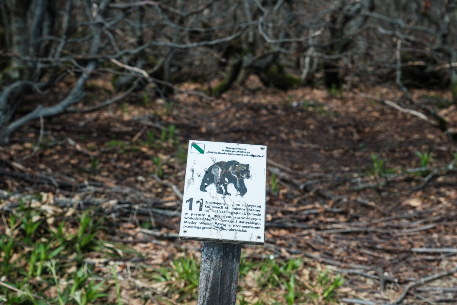 Infotafeln auf Wanderwegen