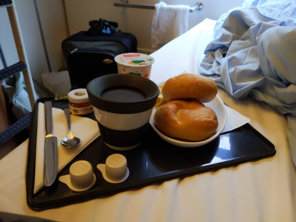 Mein Frühstück im ÖBB Nightjet