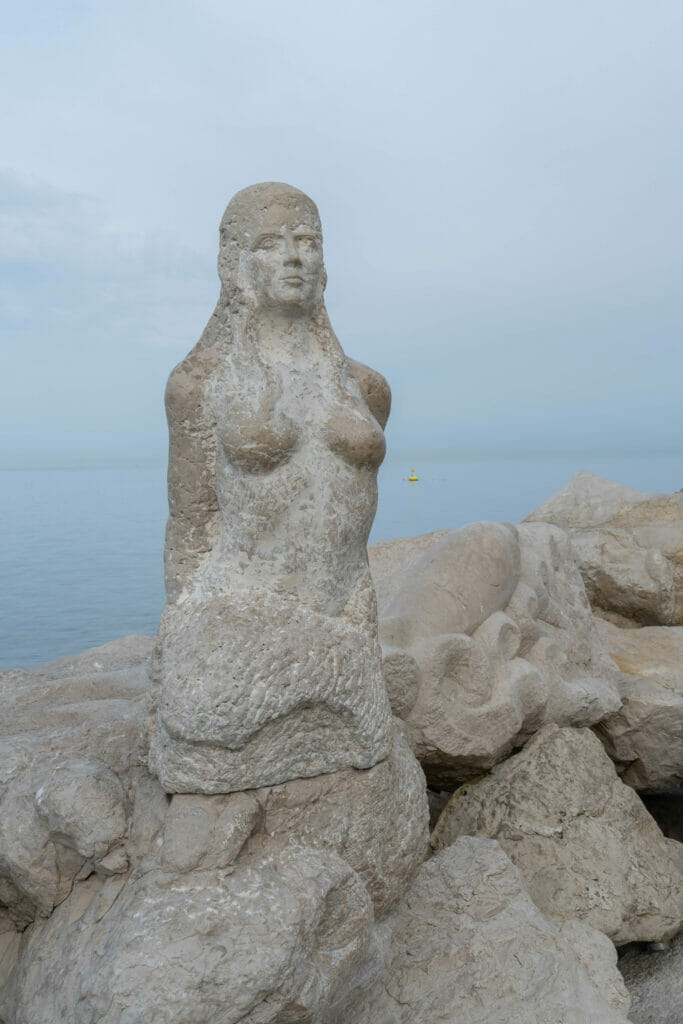 Die Meerjungfrau in Piran