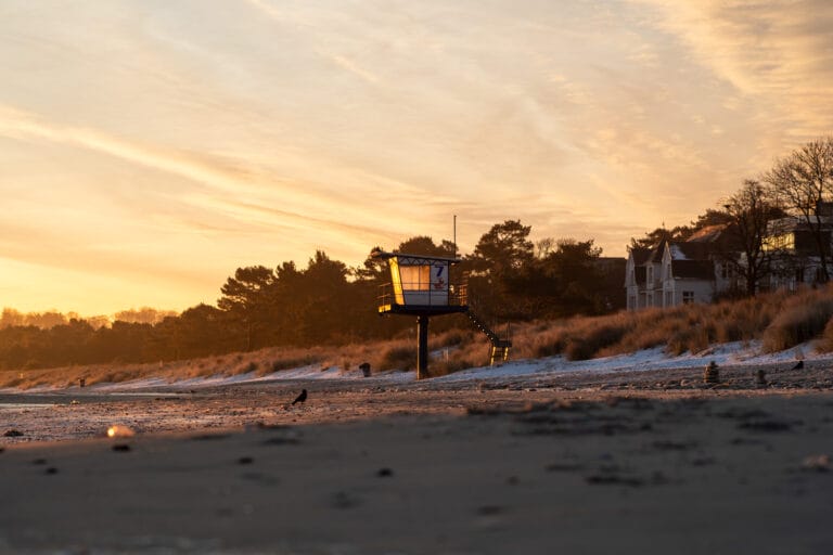 Goldene Stunde am Strand