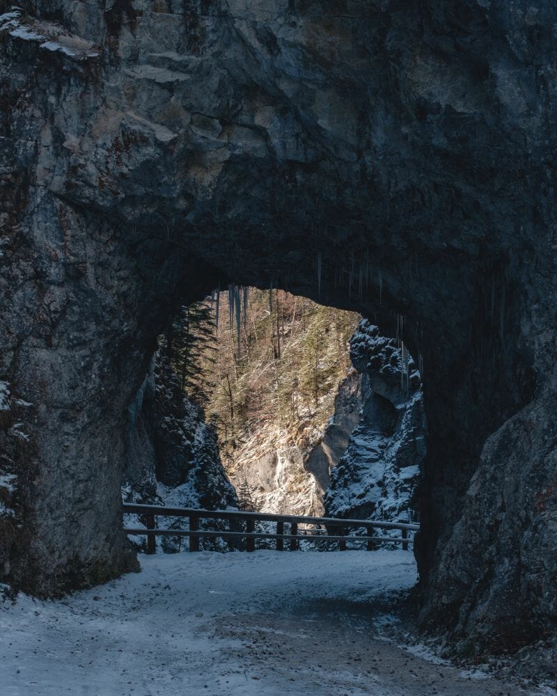 Die Teufelskamm im Winter im Nationalpark Gesäuse