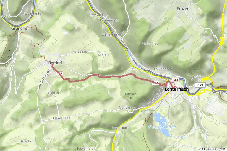 Berdorf Echternach, mittelschwere Wanderung Berdorf Echternach, mittelschwere Wanderung