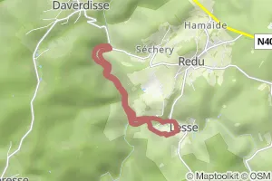 Promenade de la Lesse, mittelschwere Wanderung
