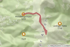 Weißberger Hütte zum Gertrusk, mittelschwere Wanderung