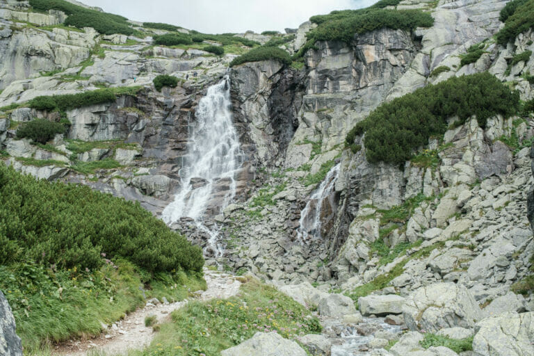 Schleierwasserfall Vodopád Skok